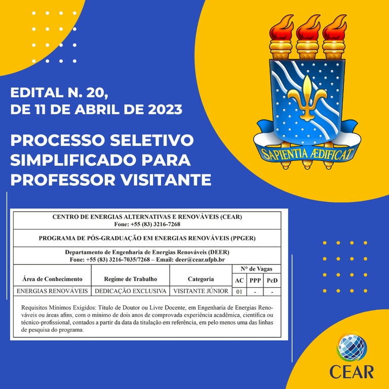 Processoseletivosimplificadoparaprofessorvisitante Png Universidade