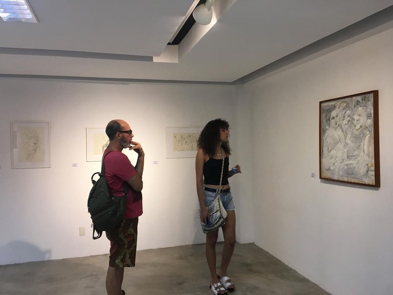 Abertura da Exposição Flávio Tavares no acervo da Pinacoteca UFPB