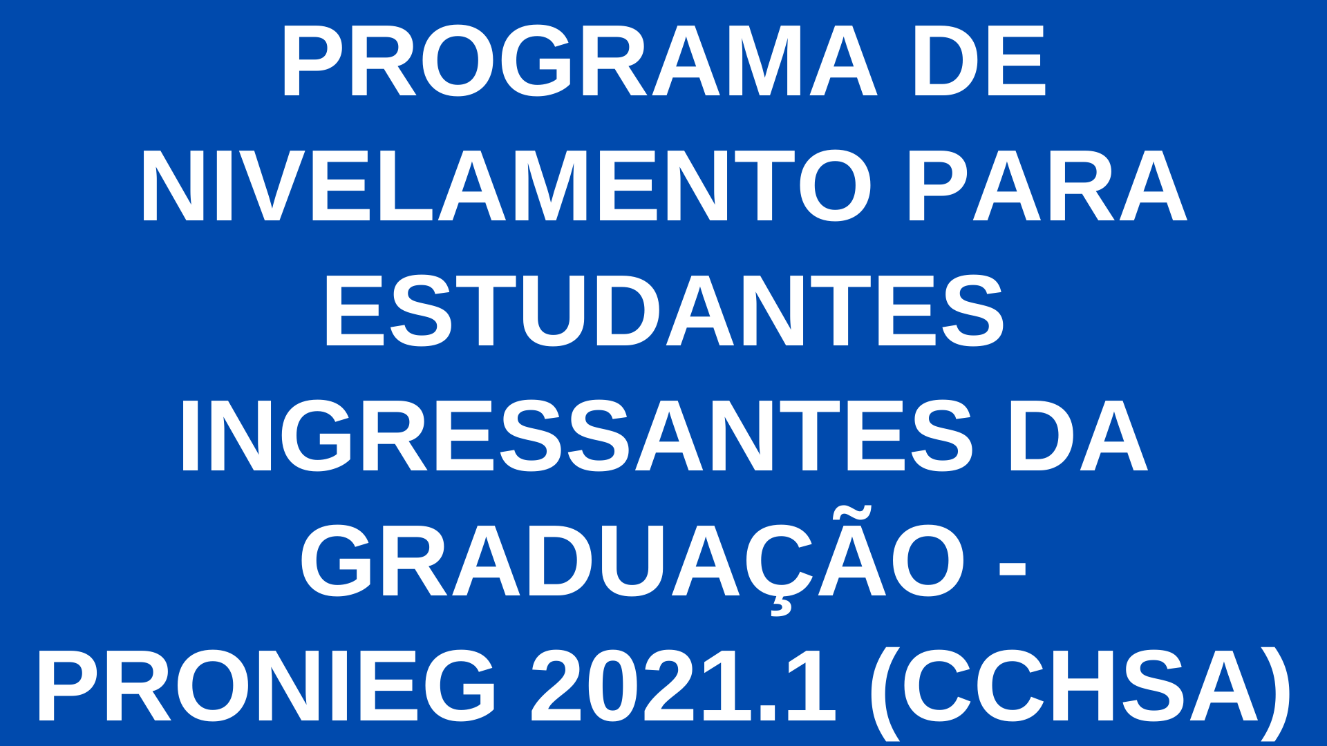 NIVELAMENTO 2021.1