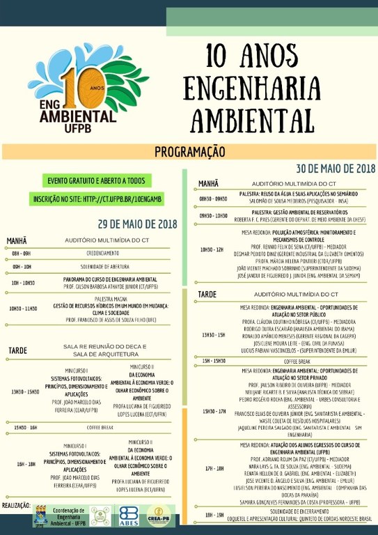 Programação 10 engambiental