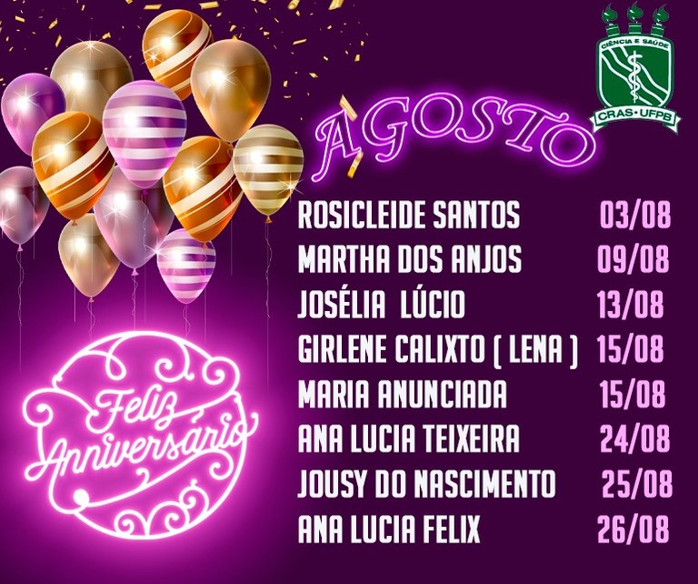 aniversariante agosto