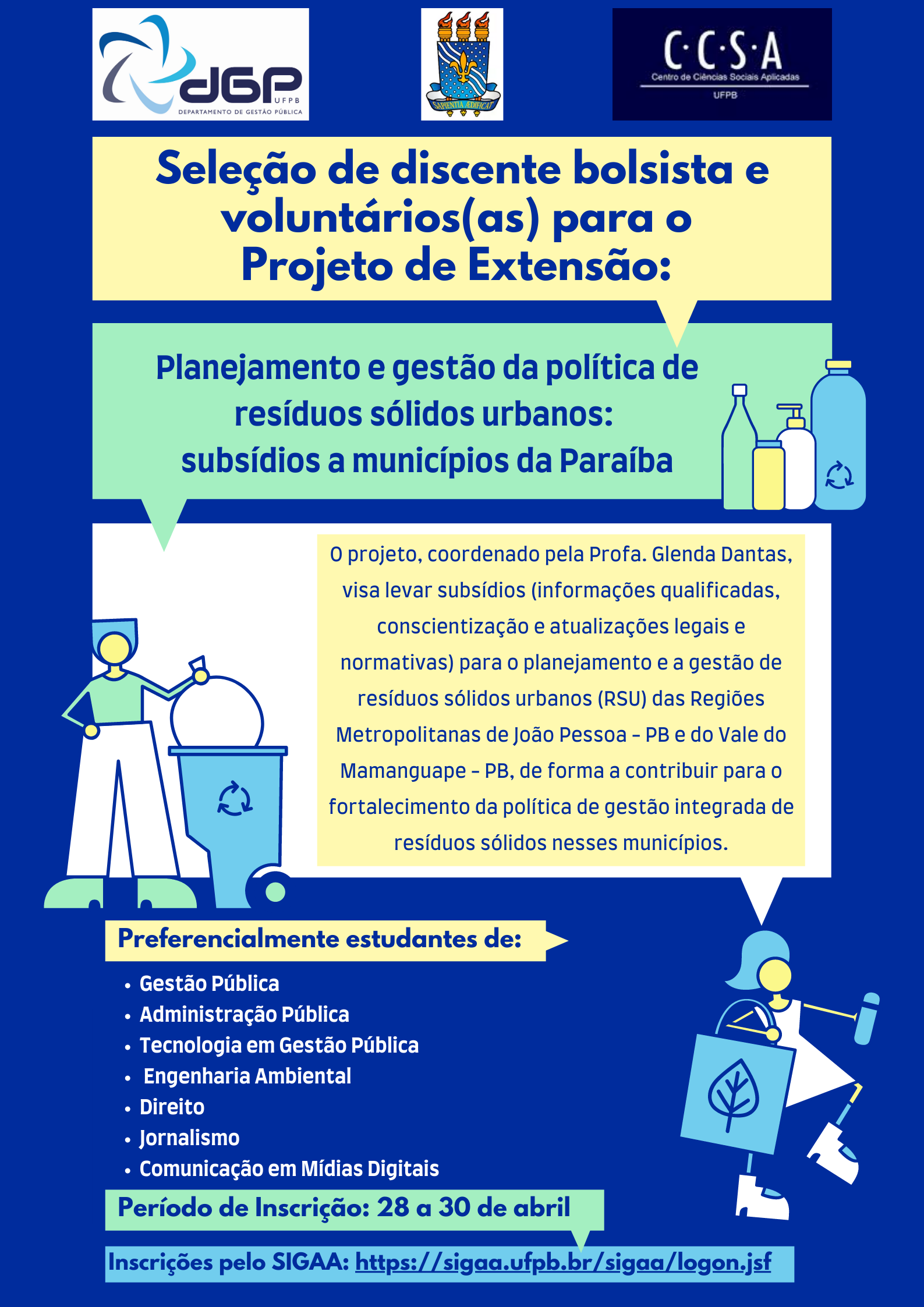 Projeto de Extensão - Profa. Glenda Dantas