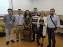 Da esquerda para direita: Prof. Maxwell (IFPB), Henry (AXONAL), Profa. Simone (UEPB), Prof. Cleverton (INOVA-UFPB), Aline e Pimenta (ambos do CINEP).