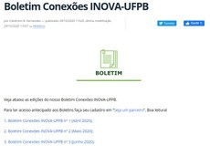 Novidades INOVA-UFPB.