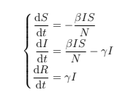 Equações diferenciais SIR