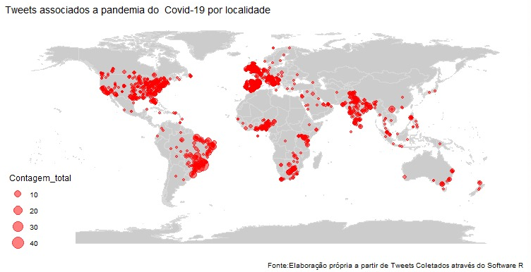 mapa mundi tweets covid-19