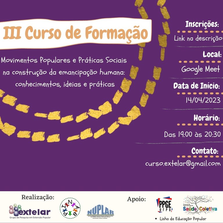 III Curso de Formação