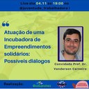 Live Atuação de Economia Solidária