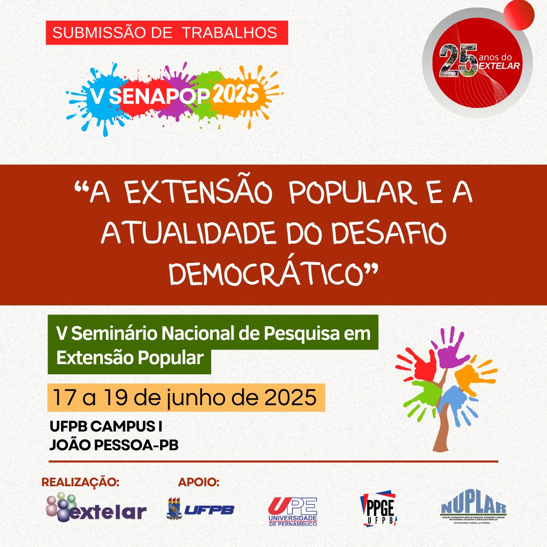 Cartaz V Senapop 2025