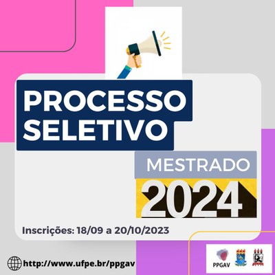 Edital - Processo Seletivo De Mestrado Turma 2024 Na UFPE ...