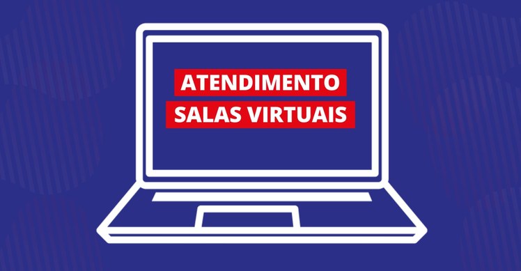 Salas virtuais para atendimento