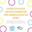 Capes divulga dois cursos novos na ufpb.jpg