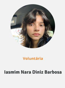 Foto da voluntária Iasmin Nara Diniz Barbosa