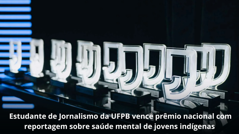 Universitário recebeu prêmio no valor de R$12 mil, além de troféu e certificado